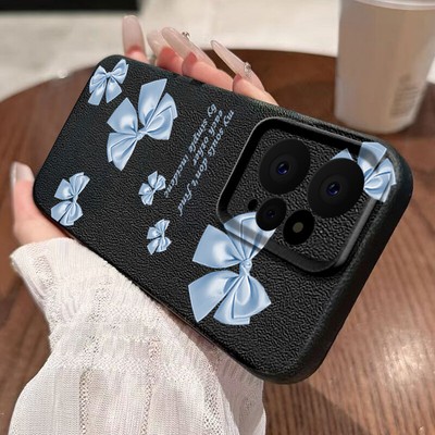 Handy Hülle für Xiaomi Mi 13T Redmi Note 14 13 12 11 10 Pro Leder Korn TPU Cover