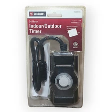 JobSmart 24 Hour Indoor/Outdoor Timer 1.5ft Grounded Power Cord