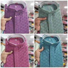 Unique Classical Mens Kurta Pajama Wear Indian Traditional Ethnic Dress Suits