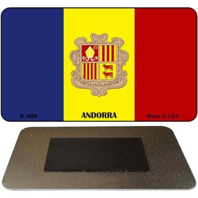 Andorra Flag Magnet Fridge Refrigerator Home Kitchen Decoration