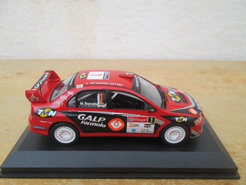 Mitsubishi Lancer Evo Vlll - A.Araújo - Rally Portugal 2005 - 1/43 Altaya - Imagen 8 de 13