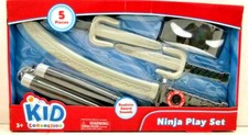 Kid Connection Black 5 Piece Ninja Sword with Sound Nunchucks Mask Play Set