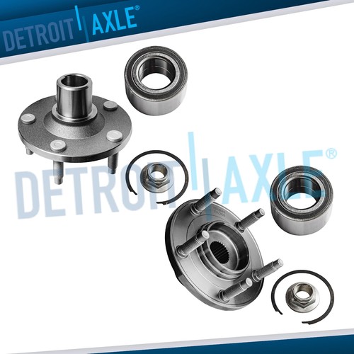 Pair (2) Front Wheel Hub and Bearings for 20012009 2010 2011 2012 Ford