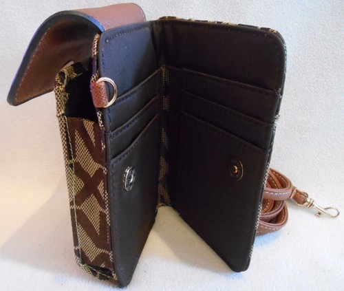 Ausweisfenster AUSSEN FALTBAR & HANDYTASCHE Geldbörse ARMBAND ABNEHMBARER RIEMEN - Bild 7 von 7