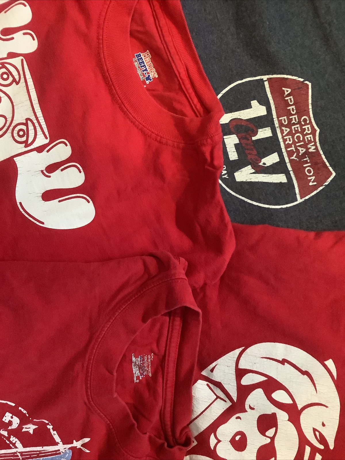 Big Lot of 6 Raising Cane's Crew Uniform Shirts All s… Gem