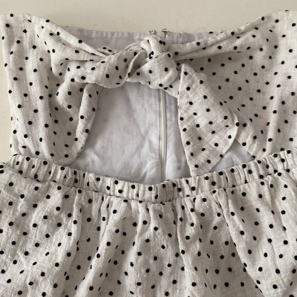 bec and bridge black and white polka dot dress BEC AND BRIDGE size 10 long polkadot dress  Hello Friday