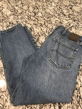 Distressed Lee Regular Fit  Mens 36x29 Blue Denim Jeans Kansas City USA 🇺🇸