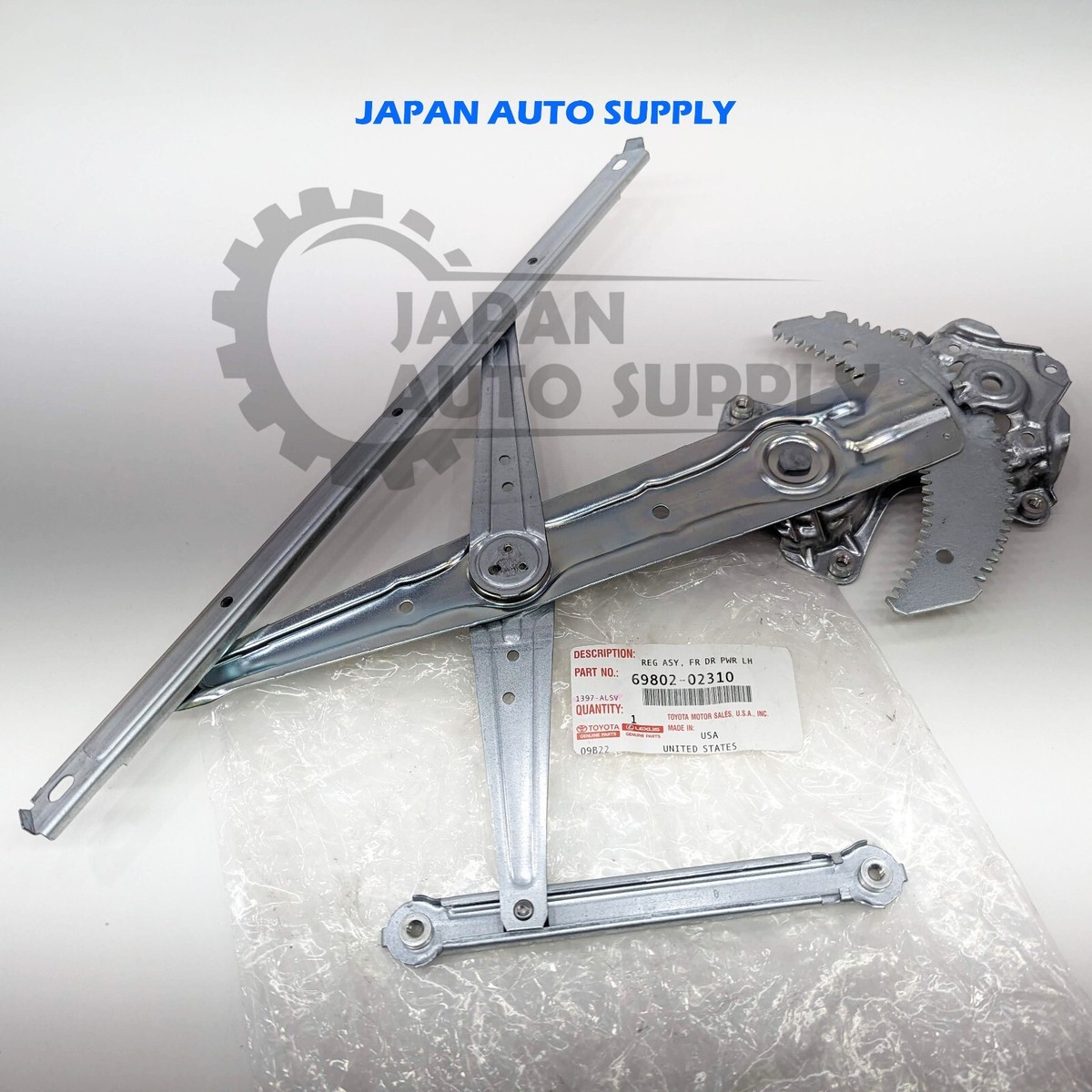 GENUINE TOYOTA TACOMA HIGHLANDER LEFT DRIVER DOOR WINDOW REGULATOR
