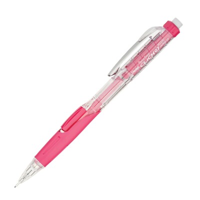 PD277TP Pentel Twist-Erase Click Mechanical Pencil, 0.7mm, Pink, Pack of 1