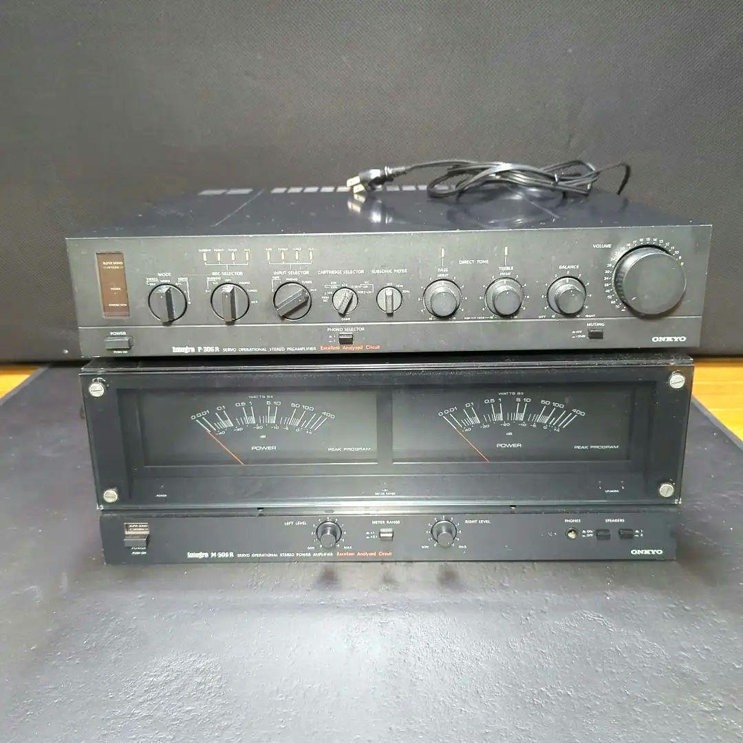 Integra M-506RS ステレオパワーアンプ ONKYO integra m-506rs super servo power amp - YouTube