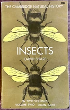 1970 The Cambridge Natural History INSECTS Vol II by D. Sharp 626pp/ILLUSTRATED