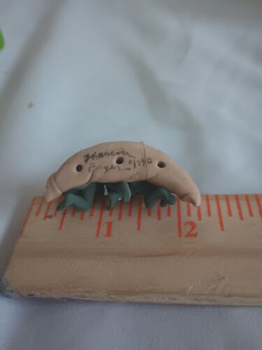 Miniatur Frösche Figuren Hören/Sprechen/Sehen No Evil Grün 1,5"H Signiert 1990 EUC - Bild 8 von 8