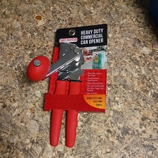 Chef Master 90056 Heavy Duty Commercial Can Opener, Easy to Grip Knob