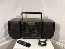 Vintage VTG JVC PC-XC50 Stereo, Tape, And 6 Disc Changer With Remote Tested