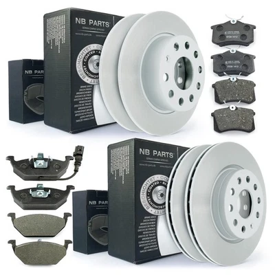 Disques de Frein Plaquettes Avant Arrière pour Audi A3 8P Seat Altea Leon VW - Photo 1/4