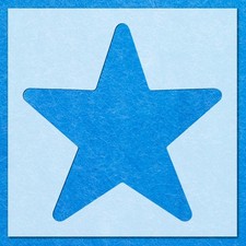 Star Shape Stencil: Mylar Airbrush Wall Art Painting Crafts 2 - 190 Micron, DIY
