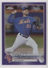 2022 Topps Chrome Update Purple Refractor Max Scherzer #USC1 09tu