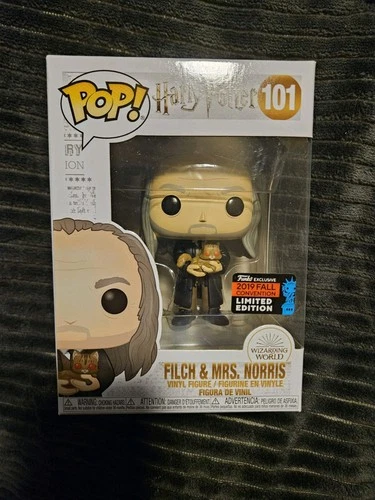 Funko Pop! Vinyl: Harry Potter - Filch & Mrs. Norris - Barnes and Noble New York