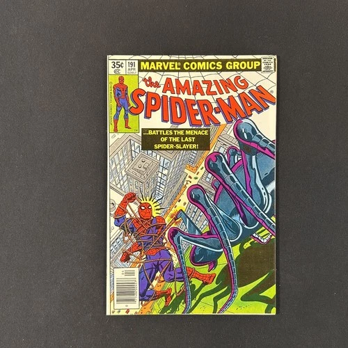 Marvel Comic Amazing Spider-Man Issue #191 1979, 8.5/VF+