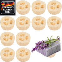 Luffa SchwäMme Set 12 StüCk – Natur Seifenschoner FüR Dusche Bad KüChe