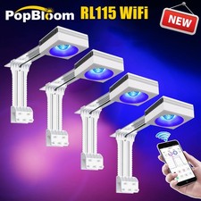 4PCS PopBloom Marine Led Aquarium Light 72" Reef Coral Saltwater Fish Tank Lamp