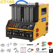 AUTOOL Fuel Injector Cleaner Tester Machine Ultrasonic Heating Cleaning Cleaner