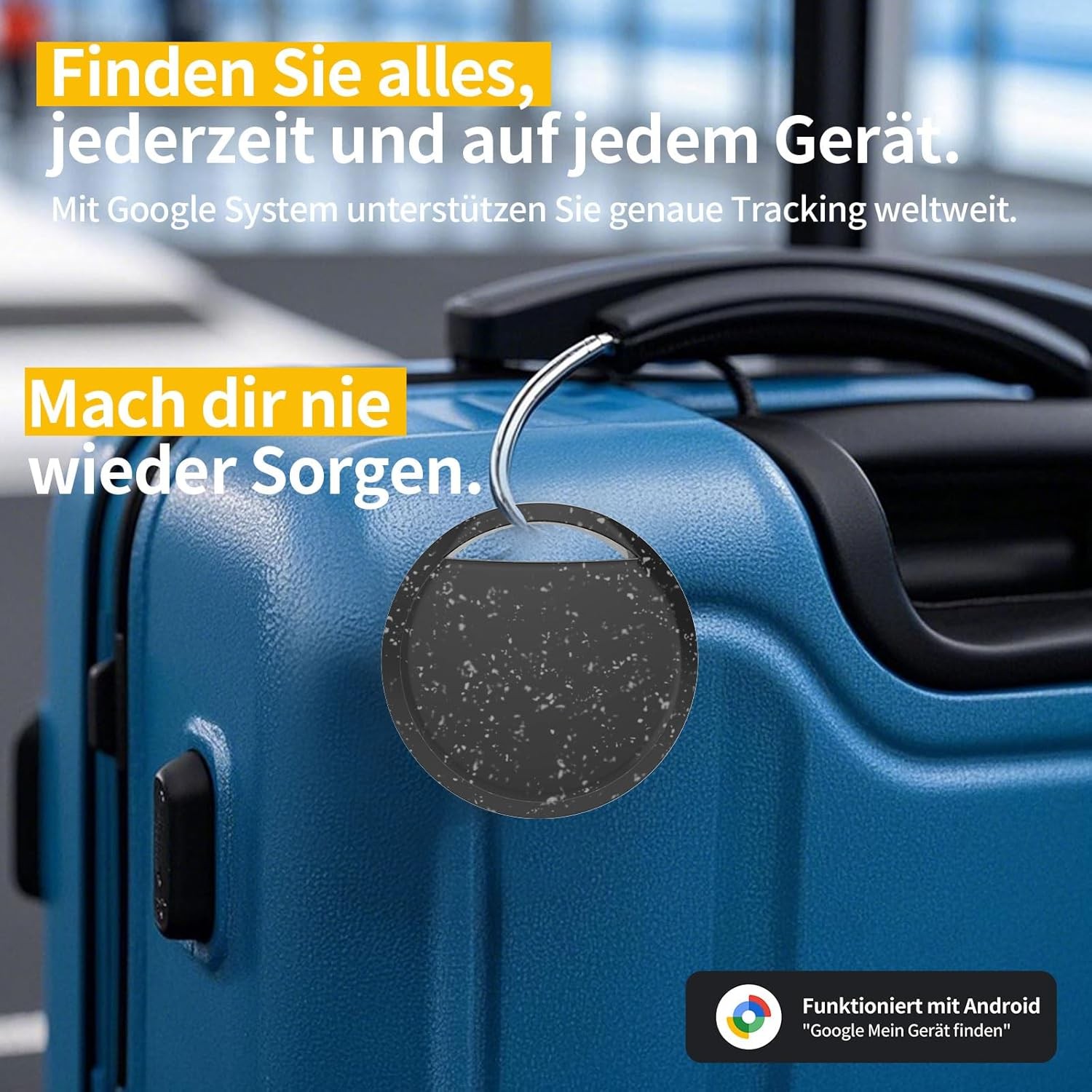 Traceur Bluetooth compatible Android et Google Find My Device pour clés et bagages - 4
