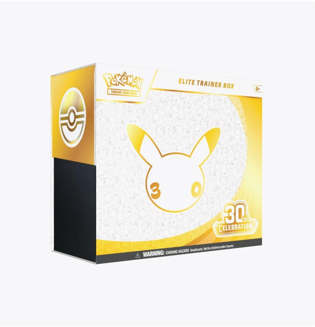 Pokémon 30th Anniversary Celebration Elite Trainer Box ETB Ships 9/16 Sealed