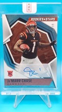 2021 Rookies & Stars Ja’Marr Chase Rookies Signatures Orange /99 #107 Bengals