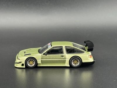 Tarmac Works Toyota Sprinter Trueno AE86 Widebody Green JONSIBAL 1