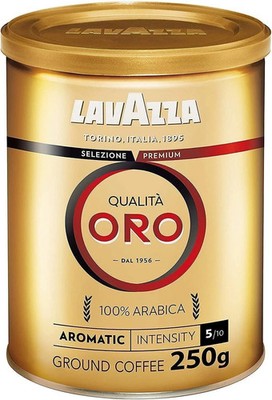 Lavazza Qualità Oro Ground Coffee, Medium Roast, 250 G
