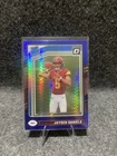 2024 Panini Donruss Optic Rated Rookie Jayden Daniels #248 Blue Hyper Prizm (RC)