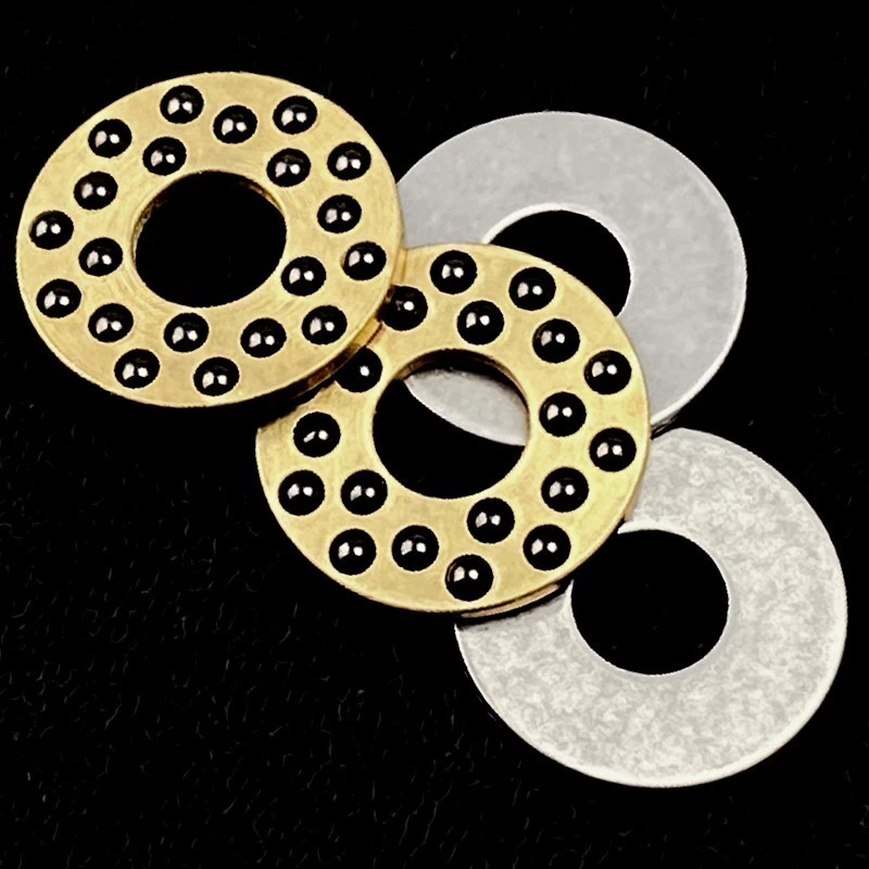 2PCS ZT Tool Bearing Φ 12.8mm / φ 5.1mm / Brass 1mm / Ceramic Ball 1.2mm - Image 3 of 4