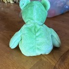 ((RARE TAG ERROR))  Ty Beanie Babies Kicks Bear Green Soccer Plush Vintage 1999 — photo 6