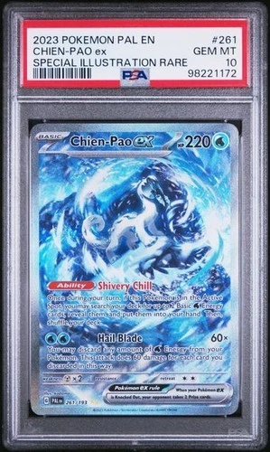 Pokémon TCG Chien-Pao ex 261/193 Paldea Evolved SIR Holo PSA 10 MINT GREAT CARD