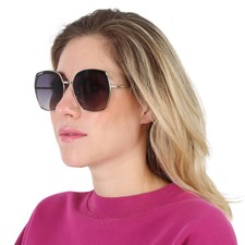 Guess Factory Smoke Gradient Butterfly Ladies Sunglasses GF0410 32B 59