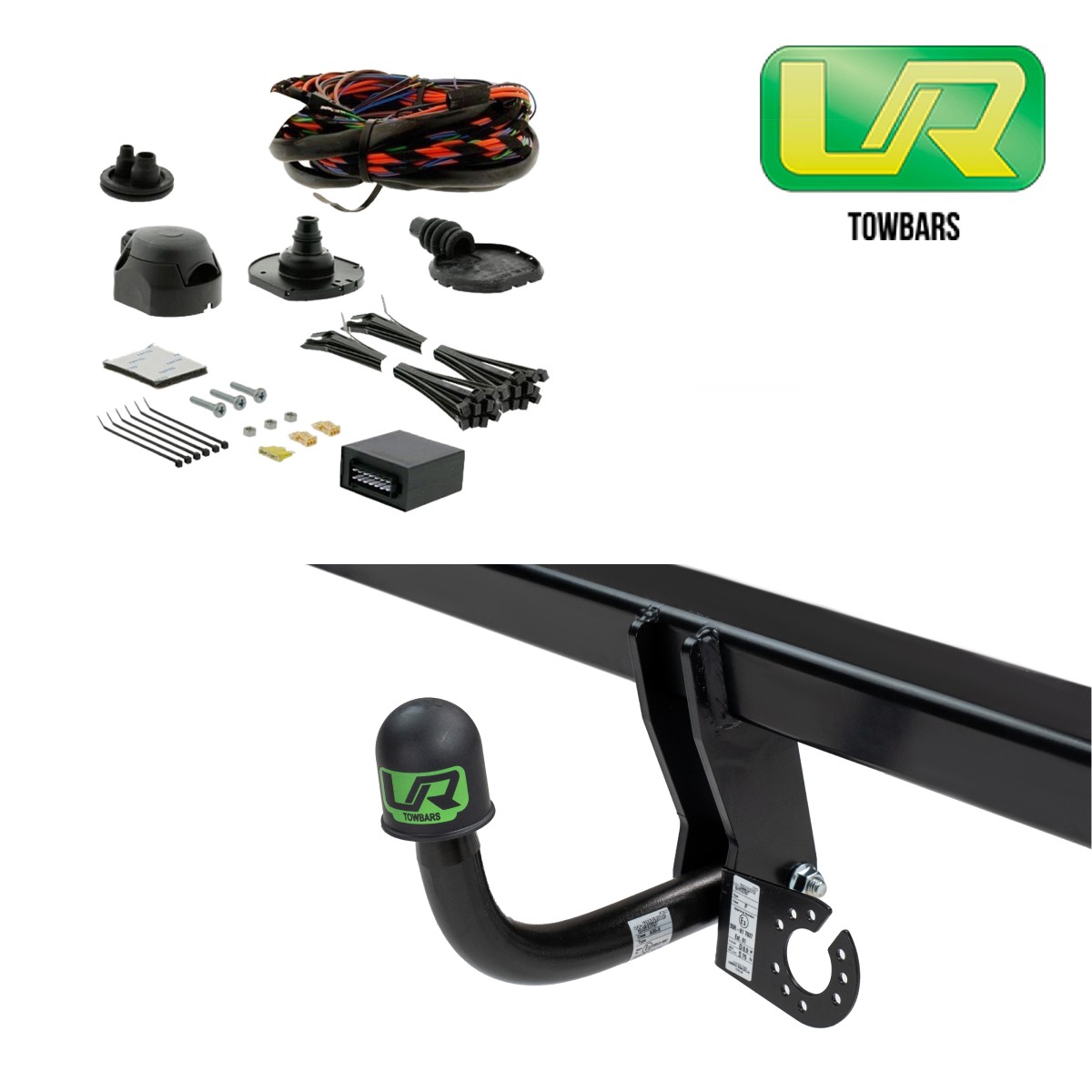 Fixed Swan Towbar + 13 Pin Specific Wiring 39037/F+TO29513U For Toyota RAV4