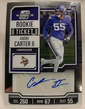 2023 Panini Contenders Optic - Rookie Ticket Autographs Andre Carter II