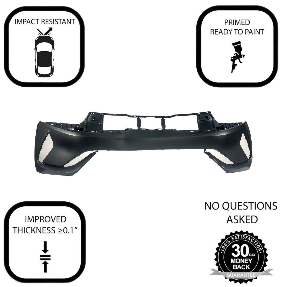 2021-2023 Kia K5 86510L3000 CAPA Primed Front Bumper Cover