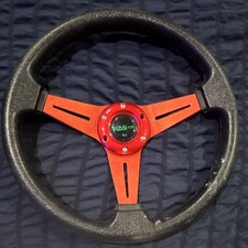 Redblack Steering Wheel For Drifting Car