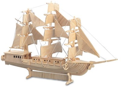 Segelschiff Holzbausatz FSC