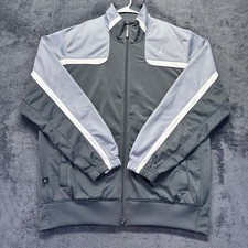 Jordan Colorblock Full Zip Track Jacket Men's Large Cool Grey Jumpman 404311
