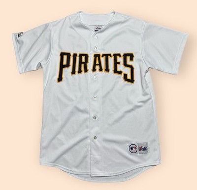 Vintage Pittsburgh Pirates 1990s Jersey Majestic Men's Large White