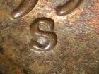 HIGH GRADE MINT ERROR 1954-S LINCOLN WHEAT CENT RPM#5  AU/RB