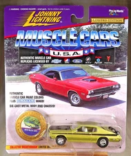 1996 Johnny Lightning Muscle Cars USA Series 3 1970 BUICK GSX Green w/Cragar Mag