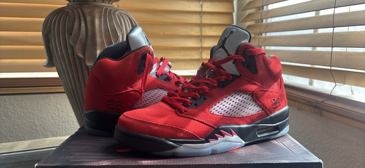 Jordan 5 Retro Raging Bull 2021 Size 9 Air-Jordan-5-Retro--Raging-  main image 4