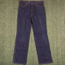 Calvin Klein Vintage Jeans Womens 38 Dark Blue Indigo Excellent Made in USA 80s