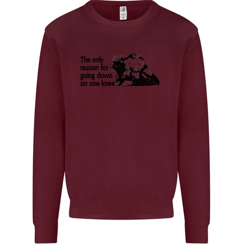 Biker Going Down on One Knee Motorcycle Kids Sweatshirt Jumper - Picture 3 of 31