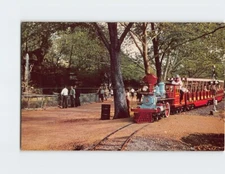 Postcard Zoo Line Railroad Forest Park St. Louis Missouri USA