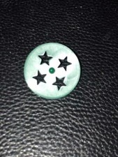 Cracker Jack Spin Top. Green Plastic. 1940s